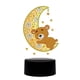 thumbnail image 2 of Cuadros Decorativos Lámpara de noche de bordado de oso de luna con luz LED de pintura de diamante en forma especial de bricolaje Tmvgtek embutido en tela, 2 of 9