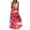 Red, variant on IROINNID Women's Sleeveless Sundress Round Neckline Regular Dress Prints Dress