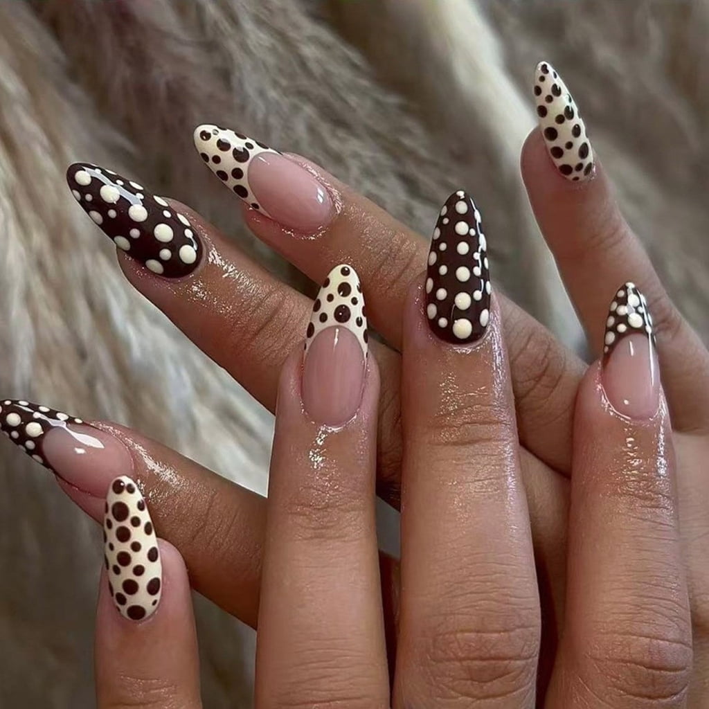 FAKE NAIL CREATIONS LUX STILETTO CHEETAH - Walmart.com