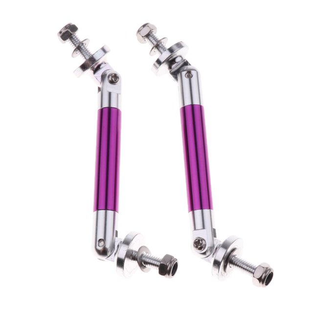 Barra protectora de parachoques con marco divisor de labio delantero de 7.5 Púrpura Cola Protector labial frontal