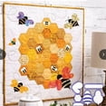 thumbnail image 3 of 6/9/12‘‘ Belle Petite Abeille Collection Matelassage Modèle Ensemble Couverture d'Oreiller, 3 of 4