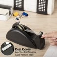 thumbnail image 5 of Staples Heavy-Duty Desktop Tape Dispenser Black 1" and 3" Core 1671310, 5 of 6