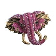 thumbnail image 4 of Broche de retro Yinane Ramillete de moda con diamantes de imitación brillantes Rosado, 4 of 8