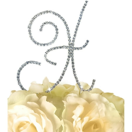 Unik Elegance Unik Occasions Simply Elegant Monogram Cake Topper 