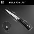 thumbnail image 2 of Boning Knife 6 inch for kitchen, Japanese Razor Sharp Fillet Knife High Carbon Stainless Steel, Professional Meat Cutting Knife with Ergonomic Handle, Time-saving Deboning Knife, 2 of 8