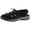 Black/Nubuck, variant on Barefoot Freedom Womens Element Leather Adjustable Fisherman Sandals