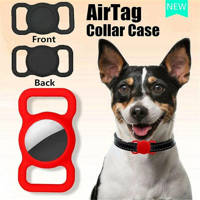 Funda protectora de silicona compatible con Airtags Finder Scratch Pet Loop Holder Compatible con Airtag