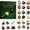9#, variant on Seyotauo Monkey Advent Calendar 2025,Christmas Advent Calendar, 24 Days Christmas Countdown Calendar with 24 Pcs 2D Acrylic Monkey Ornaments, Hanging Decorations for Xmas Tree
