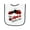 White and Navy, variant on Inktastic My Mimi Loves Me with Cute Ladybugs Baby Terry Cloth Bib