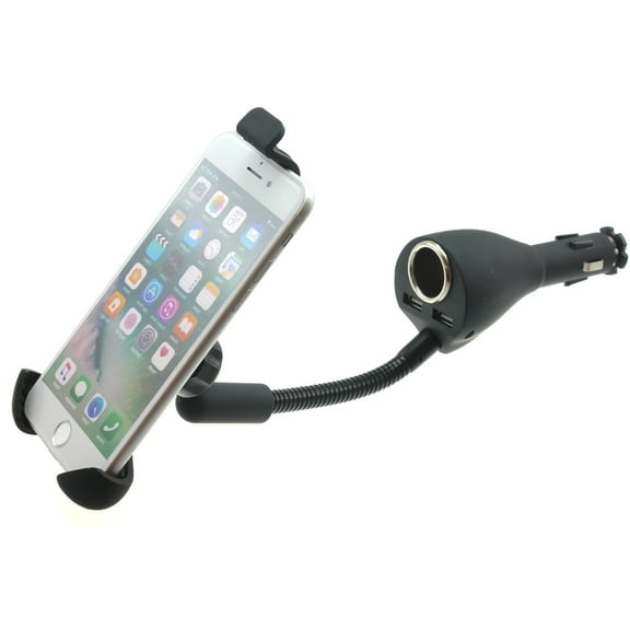 Charger Car Mount for #device_series - Holder DC Socket USB Port Cradle Swivel Plug-in Y7D for iPhone 13 Mini,12 Mini,SE (2022)
