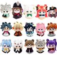 thumbnail image 2 of 12cm Impact Plush Pendant Keychain Cosplay Venti Albedo Xiao Raiden Shogun Tartaglia Kazuha Doll Toy Beadchain For Gift, 2 of 5