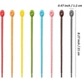 thumbnail image 2 of 20 Pieces Colorful Silicone Ties Bag Clip,Cable Straps, Bread Tie, Reusable Rubber Twist Tie, All-Purpose Silicone Ties, Cable Ties,Silicone Cord,Hous, 2 of 5