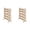 Beige 2PCS, variant on Reusable Spools Wooden Thread Rack, Large Space Bobbin Holder Stand Storage, Thread Holder Organizer with Hanging Hooks, Thread Stand for Embroidery Serger Sewing Thread Storage and Hair Braiding