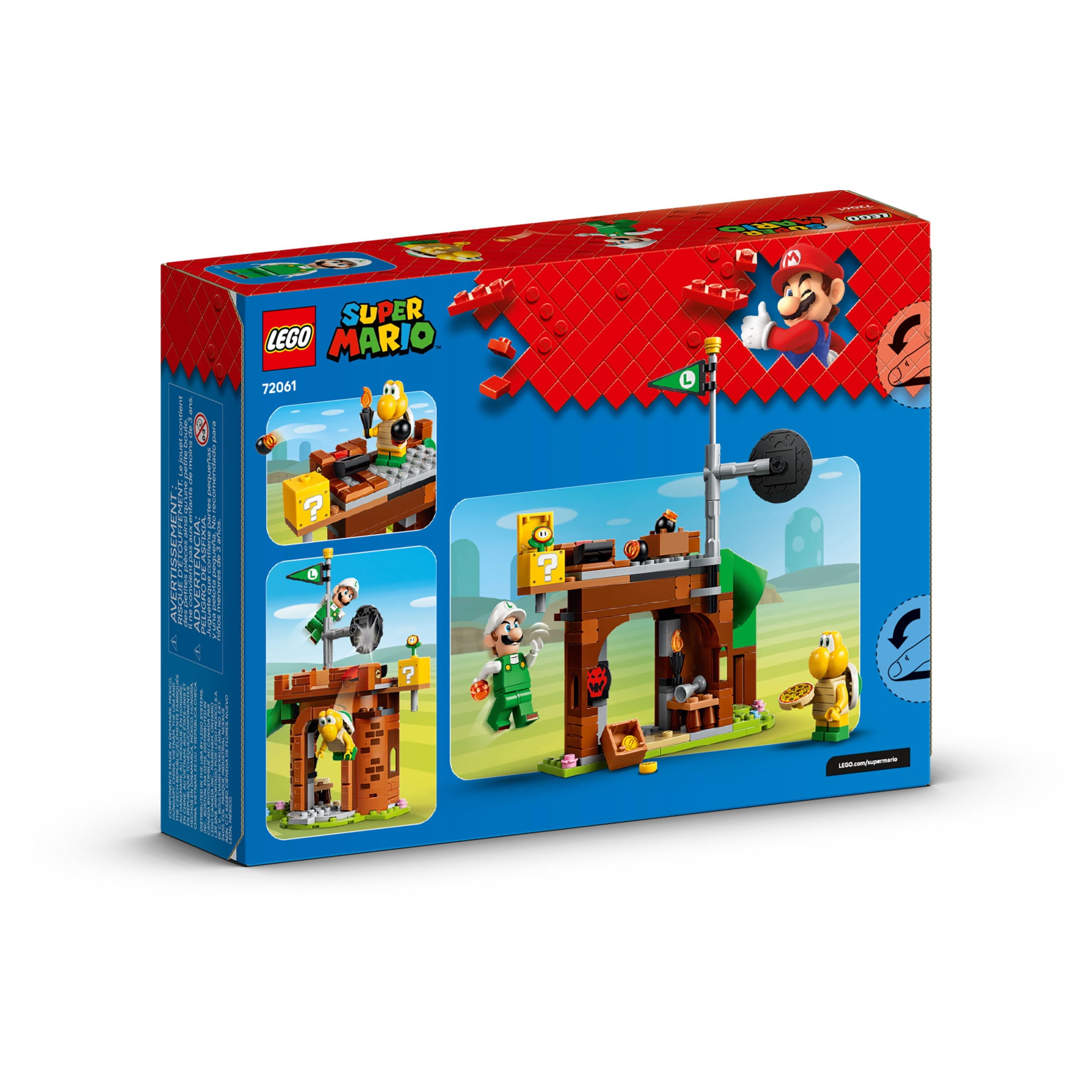 LEGO Super Mario Fire Luigi vs. Koopa Troopa Battle - Building Toy for Boys & Girls, Ages 7+ - Mario Figures & Playset for Pretend Play - Gift for Birthdays - 72061