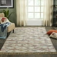 thumbnail image 2 of Handmade Almeda Multicolor Reversible Fringe Area Rug, 2 of 6