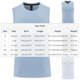 thumbnail image 2 of Camiseta sin mangas de cuello redondo para hombre, camiseta deportiva sin mangas de color liso con cuello redondo, camiseta de entrenamiento, camiseta sin mangas, blusa de poliéster para hombre, 2 of 8