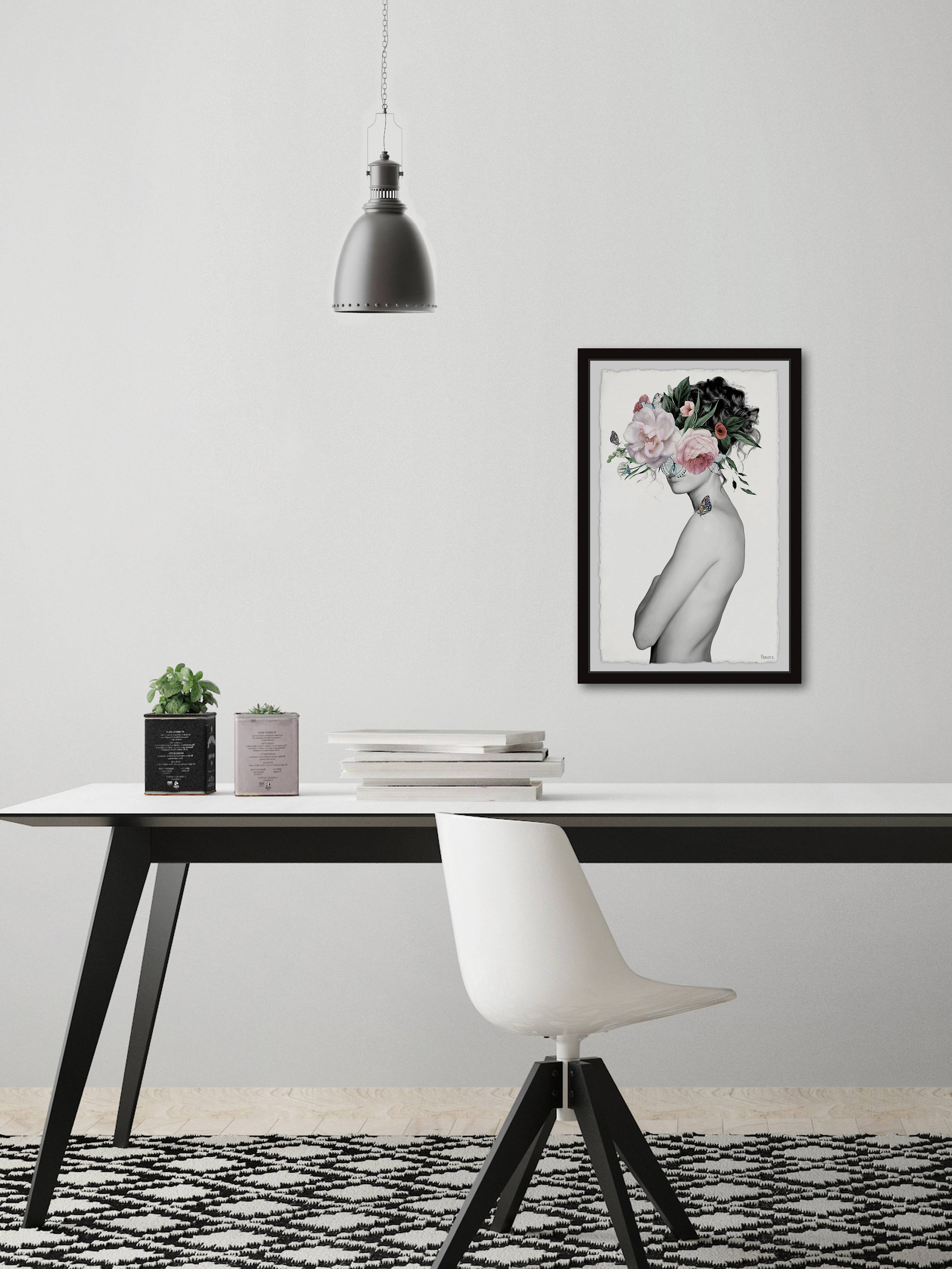 Parvez Taj "Magical Bloom" Framed Painting Print