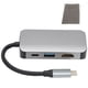 thumbnail image 3 of Adaptador compatible de tipo C a HDMI adaptador 4 en 1 4 en 1 tipo C carga rápida resistente para oficina móvil para transferencia de archivos, 3 of 8