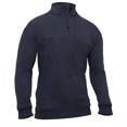 thumbnail image 1 of Rothco Firefighter/EMS Heavy Duty 1/4 Zip Workshirt, L, Midnight Navy Blue, 1 of 2