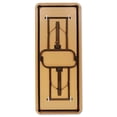 thumbnail image 2 of Iceberg Premium Wood Laminate Folding Table, 30"x72", Oak, 2 of 2