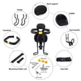 thumbnail image 4 of Safety Child   Bike Front Baby  Kids Saddle with Foot Pedals Support Back Rest for  Road Bike, 4 of 7