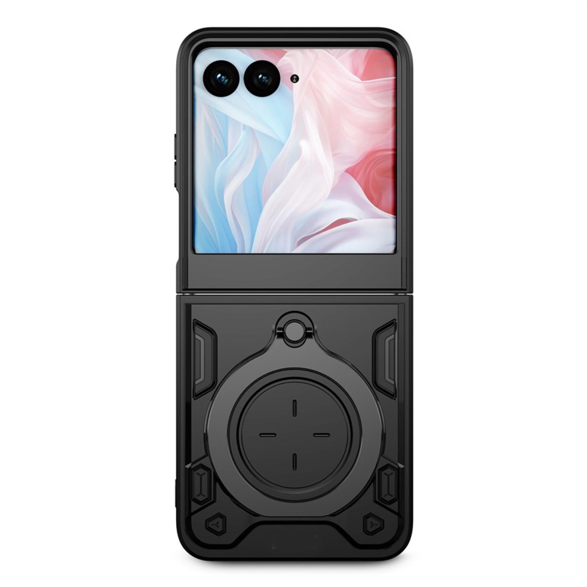 Anti-Drop Hybrid Case with Ring Stand for Motorola Razr 2024