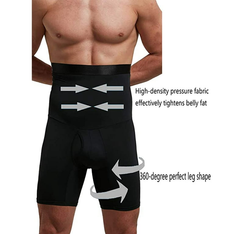 Men Shapewear Tummy Control Slimming Shorts High Waist Compression Body  Shaper Abdomen Underwear Boxer Briefs