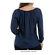 thumbnail image 2 of Blusa Ocean Pacific Talla Eg Marino Blusa Campesina Ferrari con Moño, 2 of 4