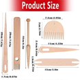 thumbnail image 3 of 12Pcs Tapestry Weaving Stick Kit, 7Pcs Big Eye Weaving Needles Weaving Stick, 2 Weaving ,2 Weaving Comb, 3 of 5