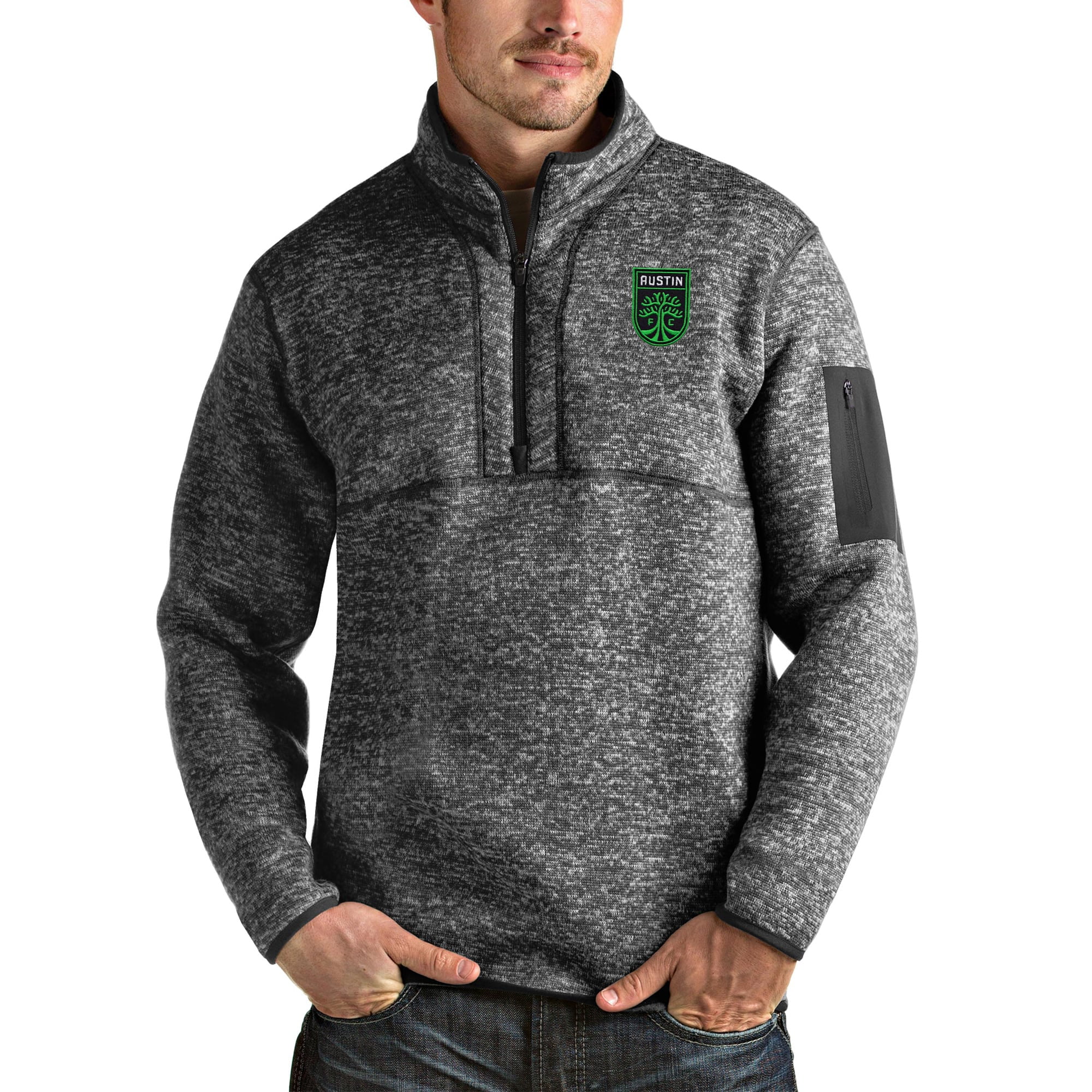 Men's Antigua Heather Gray Austin FC 