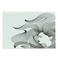 thumbnail image 1 of Abstract Woman Cutting Board, Monochrome Interpretation of a Women with Long Digitally Striped Hair, Decorative Tempered Glass Cutting and Serving Board, in 3 Sizes, by Ambesonne, 1 of 2