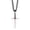 Red, variant on Star Wars Green Light Saber Pendant Necklace