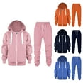 thumbnail image 7 of Toddler Tracksuit Athletic Sweatsuits Sets 2PC Long Sleeve Zip up Pink Pullover Hoodie Sweatshirt Leggings Pants Winter Clothes 3-4 Years Girls Outfits Kids Clothing, 7 of 7
