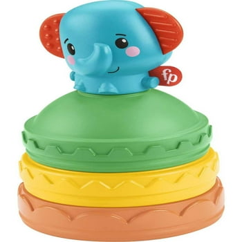 ​Fisher-Price Stacking Elephant, Infant Stacker Activity Toy For Baby, Ages 6 Months and Older