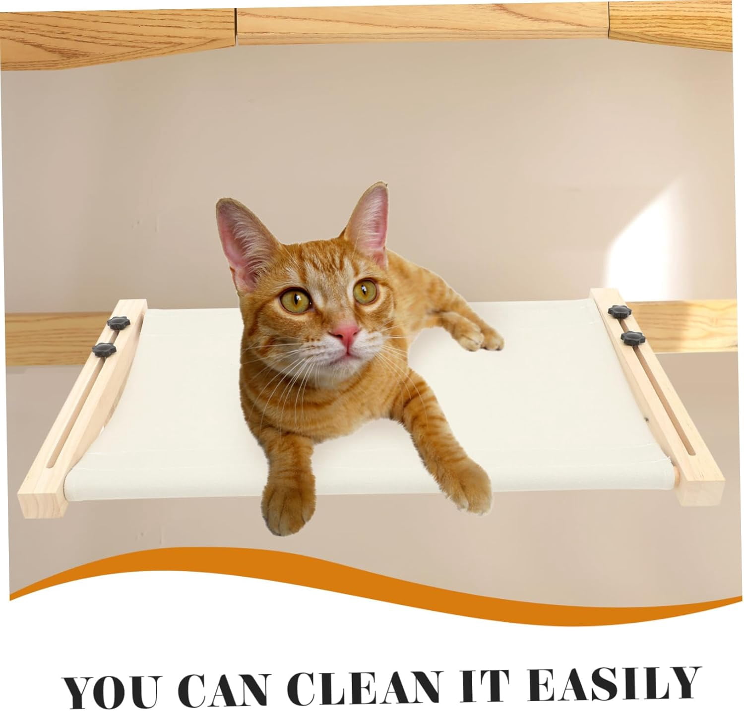 Adjustable Cat Window Hammock, Warm, Indoor Perch for Indoor Cats