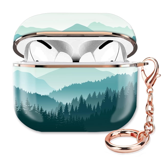 Funda compatible con AirPod Pro 2nd/1st con llavero