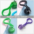 thumbnail image 7 of FRCOLOR  20 Pcs Bells Keychain Clips Keychains for Backpacks Pendant Man, 7 of 7
