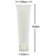 thumbnail image 4 of 24 tubos blandos cosméticos de plástico transparente recargables portátiles vacíos de 100 ml/3,4 oz, 4 of 5
