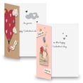 Romantic Sending Love Valentine's Day Greeting Cards - Set of 8 (4 ...