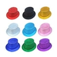 thumbnail image 2 of Felt Tall Top Hat Lincoln Magician Cosplay Halloween Costume Accessory, 2 of 5