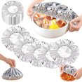 thumbnail image 2 of Fundas para comidas resistentes al aceite, fundas reutilizables de aluminio para alimentos, fundas aislantes resistentes al calor para almacenar alimentos., 2 of 8