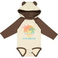 thumbnail image 3 of Inktastic San Diego California Beach Vacation Girls Long Sleeve Baby Bodysuit, 3 of 5