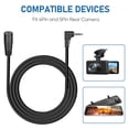 thumbnail image 5 of YQMAJIM 2.5mm Dash Cam Rear Camera Extension Cable - (15Ft, Thicker), Fits 4Pin & 5Pin Dashcam, Backup Camera Extension Cord & Reverse Camera Adapter Extension Wire for Mirror Cam Rear View Camera, 5 of 7