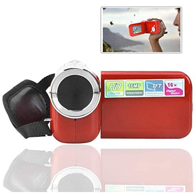 Children Kids Digital Video Camera Camcorder,Portable Exquisite 2'' TFT LCD,1080 * 720,4k HD 16X Digital Zoom