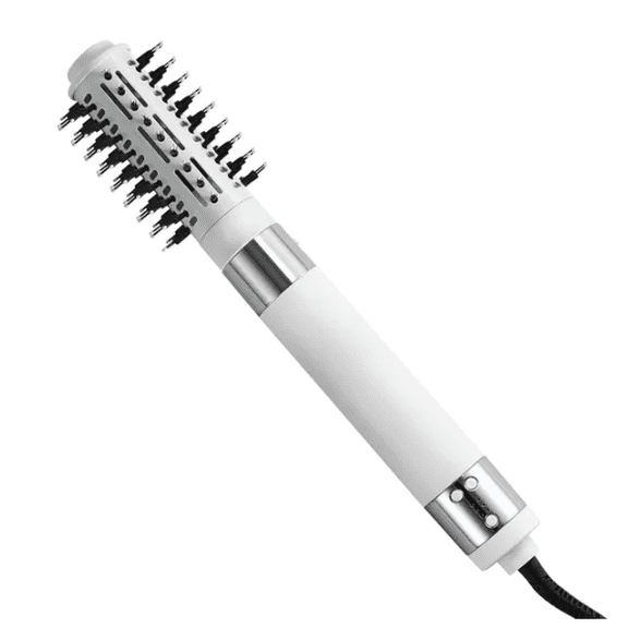 Ionic Hair Dryer Styler 110.000RPM High Speed Hot Air Brush with Oval and Paddle Brush Heads for Drying Volumizing and Straightening