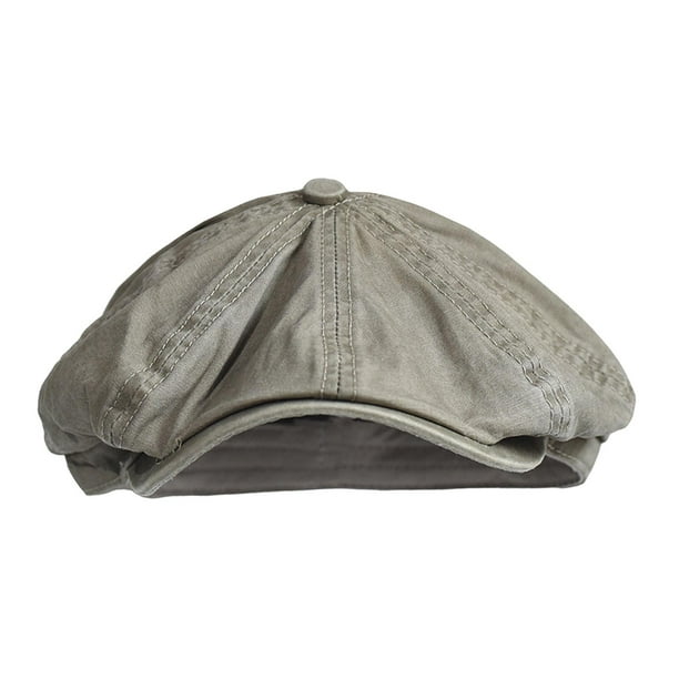 Boina para hombre y mujer, gorra de pintor, gorra de taxista, gorra para salir, ir de compras y hacer senderismo. Caqui