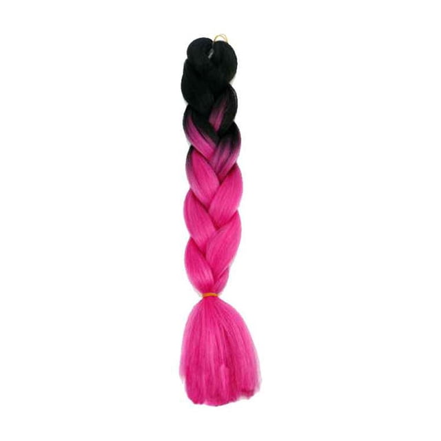 pitrice Gradient Color Women Braid Hair Large Braiding Hair Wigs High Temperature Fiber Synthetic Hair Extensions