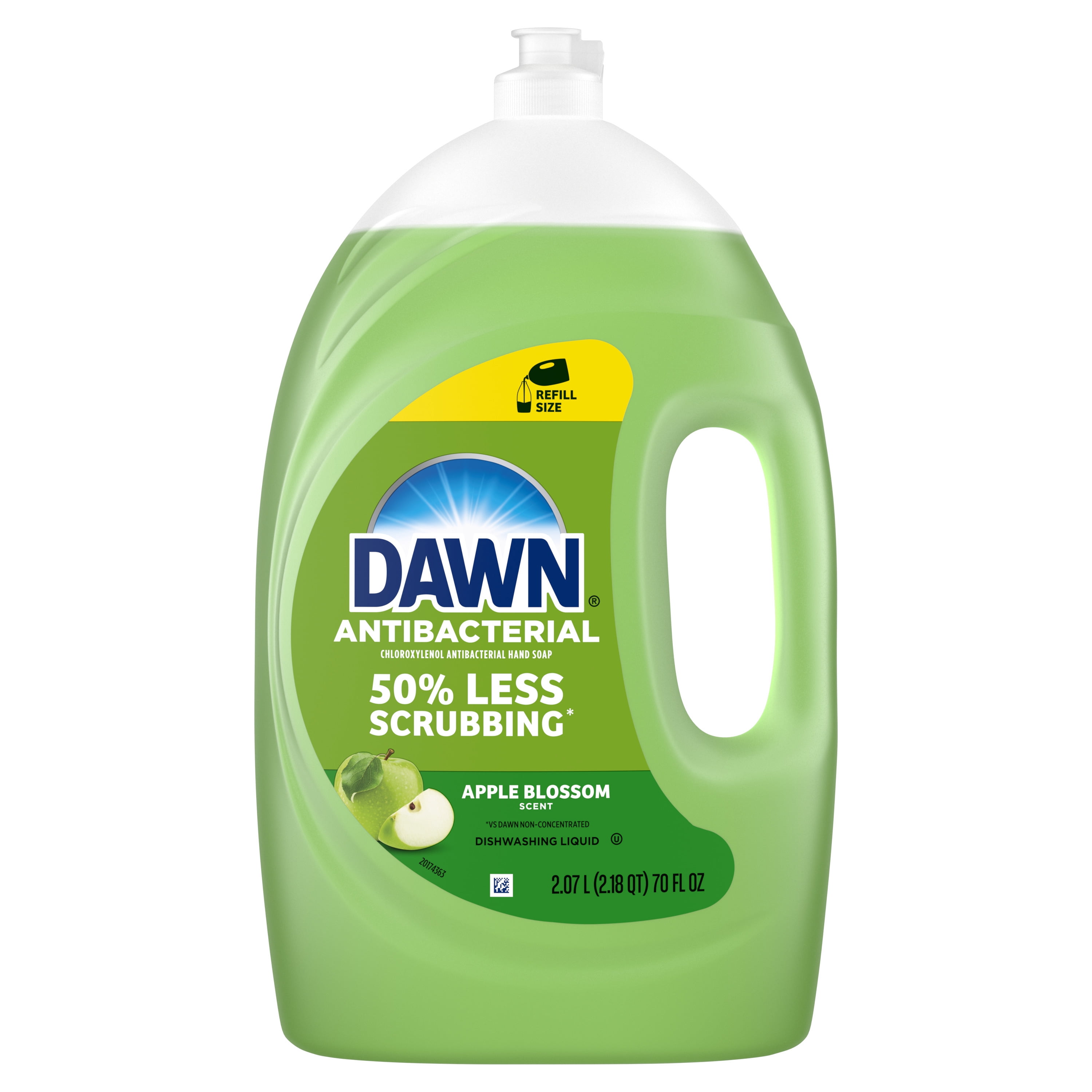 Dawn Ultra Antibacterial Liquid Hand Soap, Apple Blossom Scent, 70 fl oz