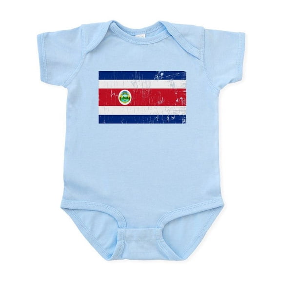 CafePress - Vintage Costa Rica Infant Bodysuit - Baby Light Bodysuit, Size Newborn - 24 Months