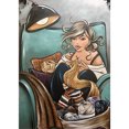 thumbnail image 1 of Diamond Painting (DB2105) 5D Square DIY Felicidad Fat Woman Kit (sz710) 50x70cm Hugtrwg Para estrenar, 1 of 1